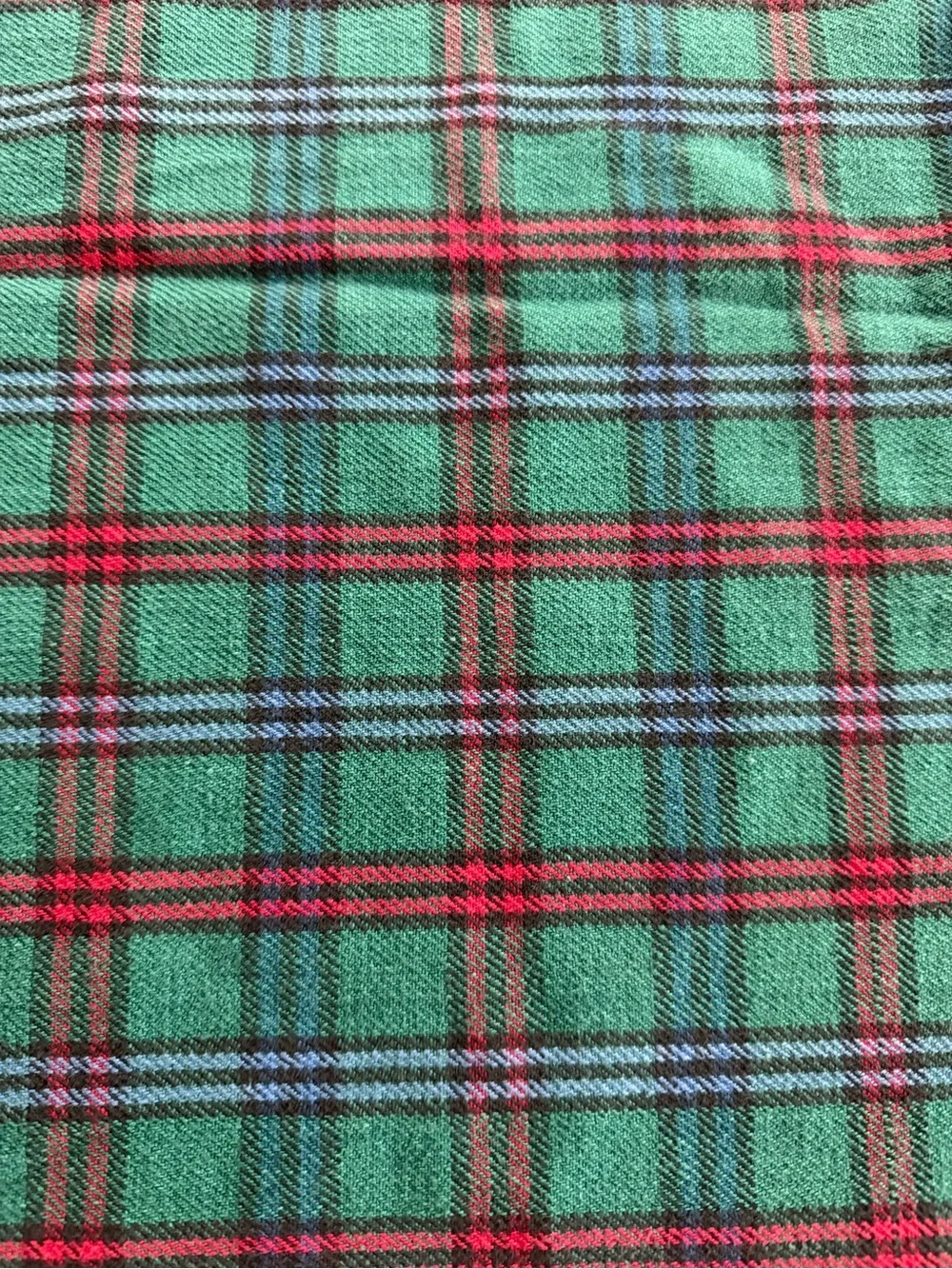 Vintage Tartan Cotton Tablecloth